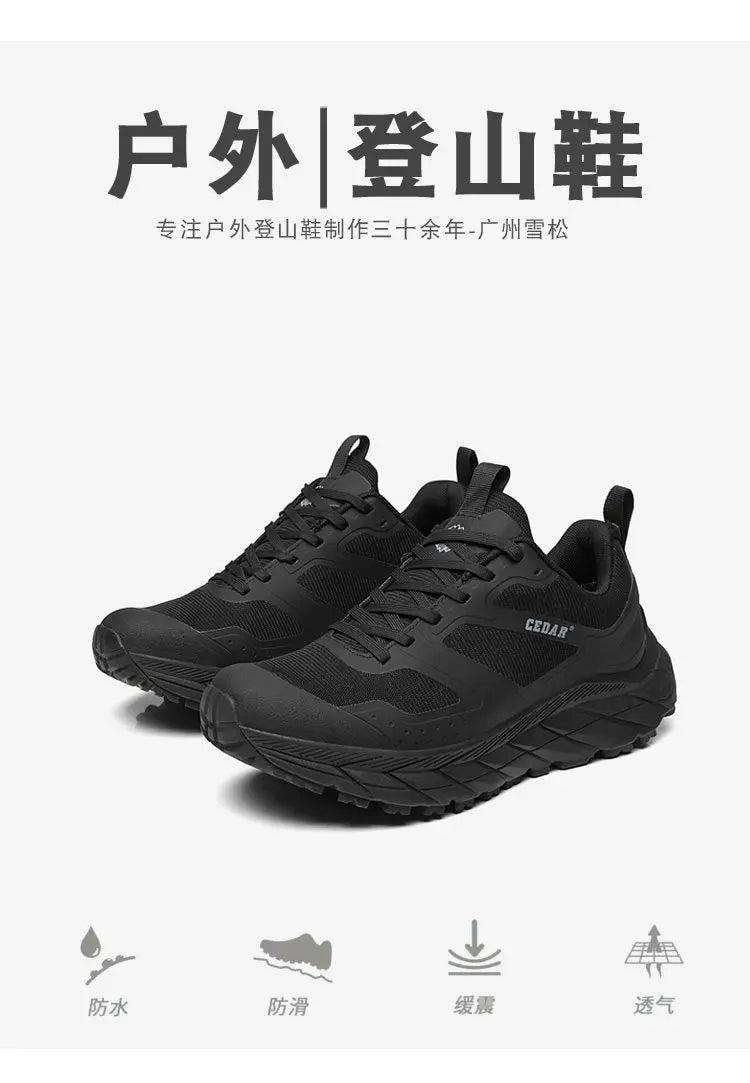 RAN Hiking Shoes Men waterproof Anti slip trekking Climbing Mountaineering Women Lightweight Outdoor sneakers ankle travel Shoes