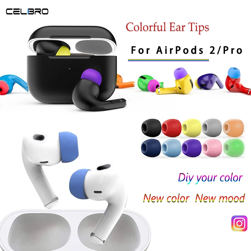 DIY Candy Color For Apple AirPods Pro 2 Eartips In Ear Tips For AirPods Pro Earphone Covers Earpads Silicone Earbuds Accessories Hauptbild