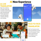 realme Buds Air 7 Pro Bluetooth Earphone For realme 16 Pro plus realme GT 8 Pro 53dB 48 Hours Battery Life Hi-Res LHDC 5.0