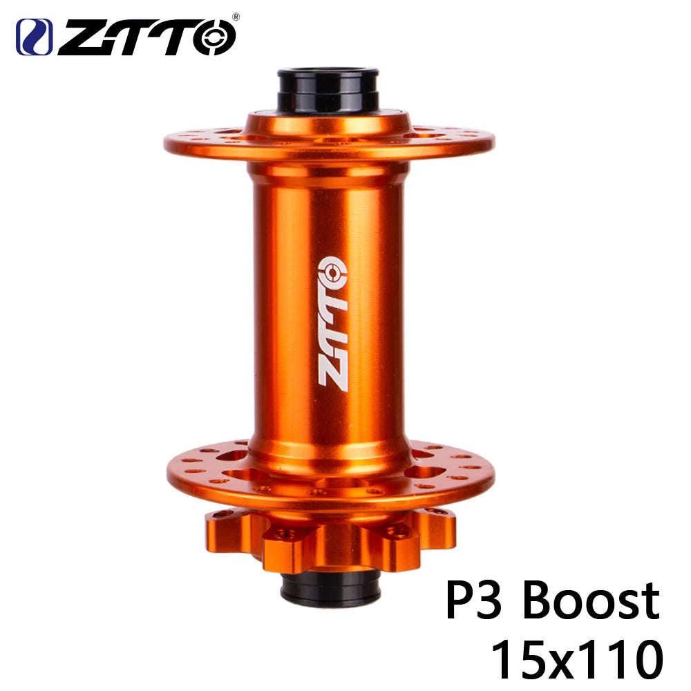 ZTTO MTB 32 Loch Scheibenbremsnabe Vorderradnabe 6-Loch Boost Nabe 15x110 Steckachse 15x100 32H Maza 9x100 QR gedichtete Lager