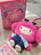 Echte Hello-Kitty Pop Star Samt-Anhänger-Serie Vinyl-Puppe Überraschungsbox Trendiges Kawaii Überraschungsgeschenk Süßes Trendiges Überraschungsbox-Spielzeug