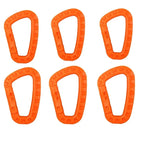 1/2/3/4/6pcs Taktischer Karabiner Karabinerhaken Karabiner Clip Kunststoff Kadett Wandern Camping