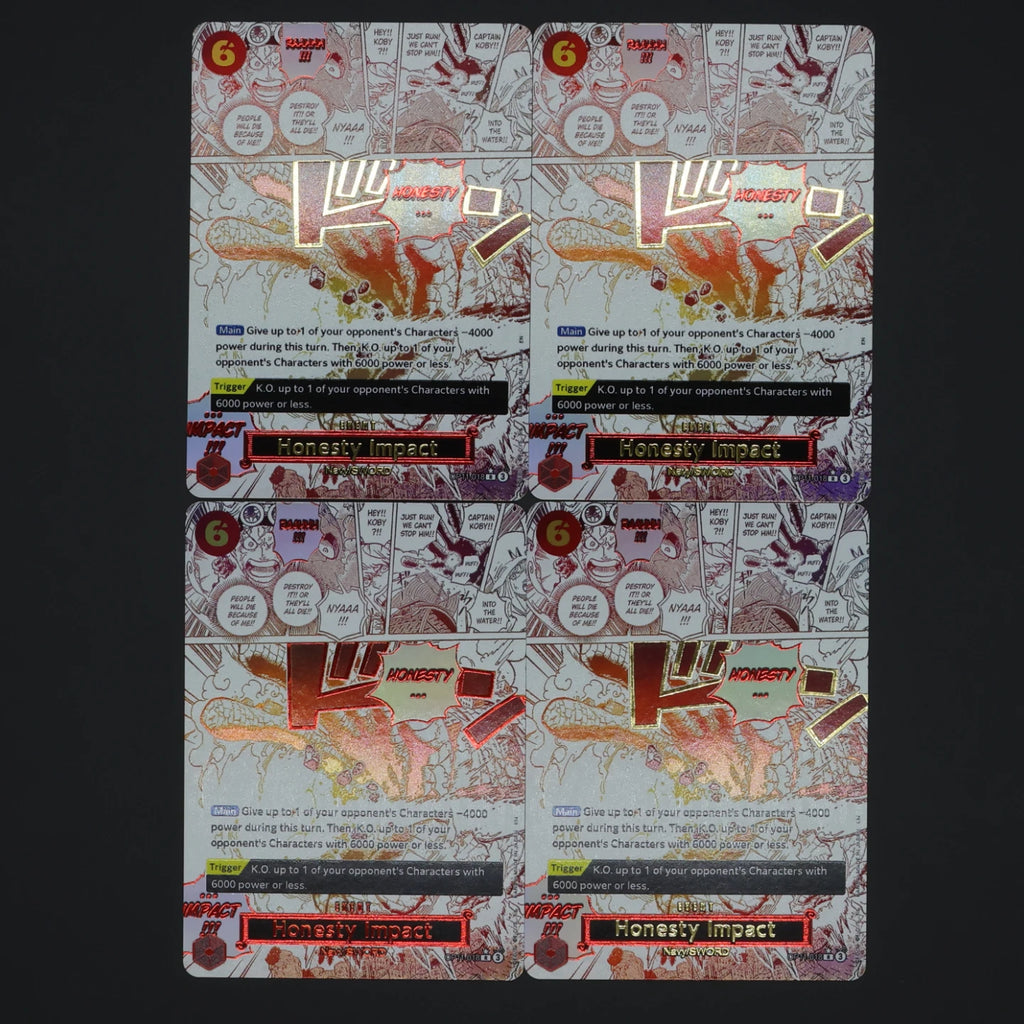 One Piece TCG OPCG English Manga Event Card Set Gear 2 DDM GGG Ground Death Frighten Me OP09 OP10 OP11 OP12 OP14 Goldprägung