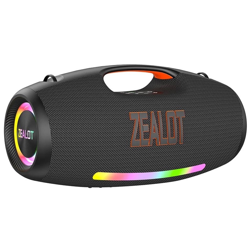 ZEALOT-S89 250W Wasserdichter tragbarer Bluetooth-Lautsprecher, kabelloser Outdoor-Boombox-SubwooferDreifach passive Radiatoren-Tiefer Bass