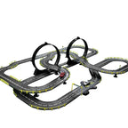RC Eisenbahnwaggon 1:43 Zubehör Spielzeug Elektro-Rennbahnfahrzeug Doppelschlacht-Rennstrecke Professioneller Slotcar-Rennkurs Geschenk