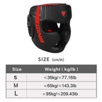 Boxhelm MMA Sicherheit Freikampf Kopfschutz Protektoren Erwachsene Kinder Training Kopfbedeckung Muay Thai Kickboxen Vollhelm