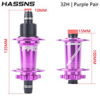 HASSNS Noisy Cube Pro 7 Freilauf MTB Hinterradnabe 32 Loch Dirt Jump Bike Nabe Wechsel Fahrrad Cube 15*100/10*135MM Fahrradbuchsen