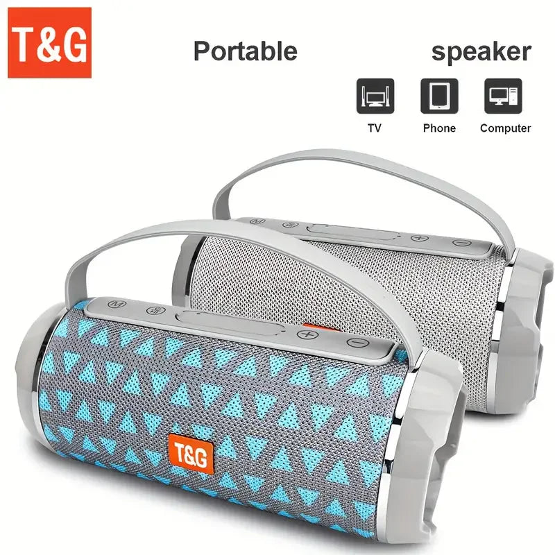 TG116C Outdoor Tragbarer aufrechter kabelloser Lautsprecher, niedlicher kleiner Würfel-Lautsprecher Musikplayer, unterstützt USB/TF/FM-Radio Mu