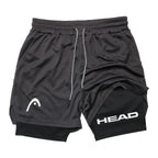 Anime Berserk Herren-Laufshorts Fitnessstudio Training 2-in-1 Sport Schnelltrocknend Workout Jogging Doppelschicht Sommer