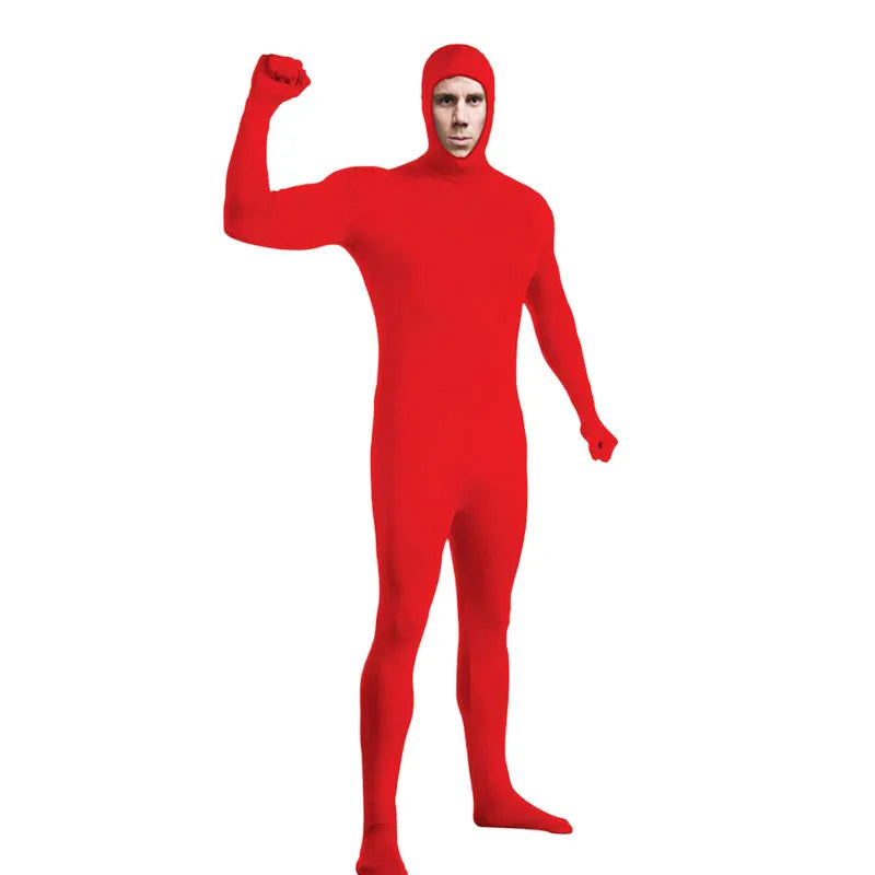 Neuer Kinder- und Erwachsenen-Zentai-Ganzkörperanzug, zweite Haut, eng anliegend, Spandex-Nylon-Bodysuit, Neuheit, Herren, Damen, Tanz-Jumpsuit, Cosplay-Kostüme