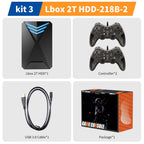 JMachen Hyper Base Lbox Retro-Spielekonsole für PS4/PS3/Switch/PS2/Wii/WiiU/PS1 Launchbox 2TB Gaming-HDD mit über 4200 PC-/3D-Spielen