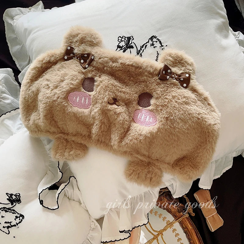 Japanische Kawaii Lolita Pyjama Nad Höschen Set Damen Süßer Cartoon BH Schleife Unterwäsche Kürbis Höschen Push-up BHs Dessous Intimates