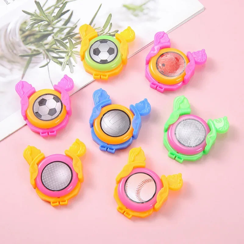 5/10 Stk. Mini Fliegende Untertasse Handheld UFO Katapult Spielzeug für Kinder Geburtstagsfeier Gastgeschenke Schulbrettspiel