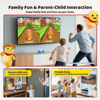KINHANK MotionX Aktives Spielsystem für Kinder & Familien Videospielkonsole für fortlaufende Updates Kinderspielzeug für körperliche Aktivität im Innenbereich