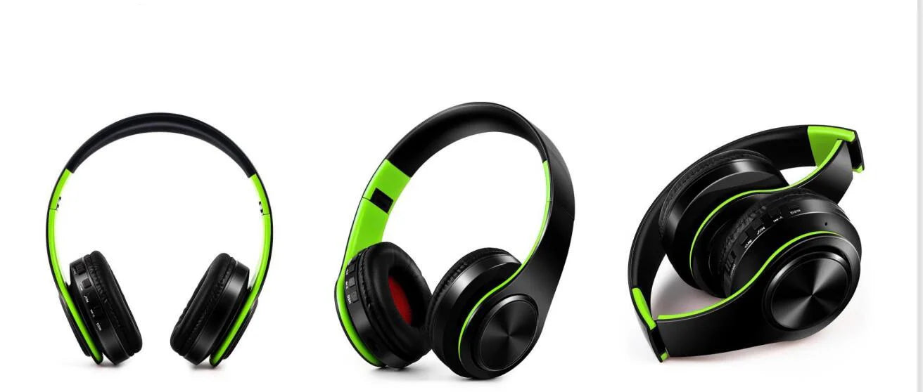 Herren Geschenk Gold Wireless Kopfhörer Bluetooth Kopfhörer Stereo Headset Spiel mit eingebautem Mikrofon, universell für Android und iOS