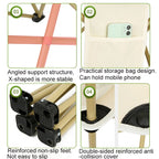 Tragbarer Angelhocker Strand Robuster Stuhl Ultraleichter Camping Picknickstuhl Klappbarer Hocker Angelbank für Outdoor