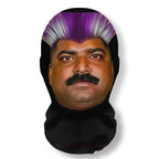 Lustiger indischer Gesichtsausdruck Parodie Abstrakt Humorvolle Maske Neuheit Live-Streaming Outdoor-Requisite Cosplay Kostümzubehör