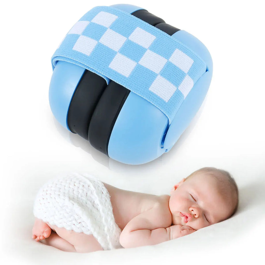 Baby-Gehörschutz Anti-Lärm Ohrenschützer Schlaf Gehörschutz mit elastischem Band Kinder Lärmschluckende Kopfhörer