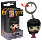 Neue FUNKO Schlüsselanhänger Disney Dämonin Prinzessin Bella Arielle Alice Anna Elsa Bell Jack Sally Stitch Actionfigur Spielzeug Ornamente