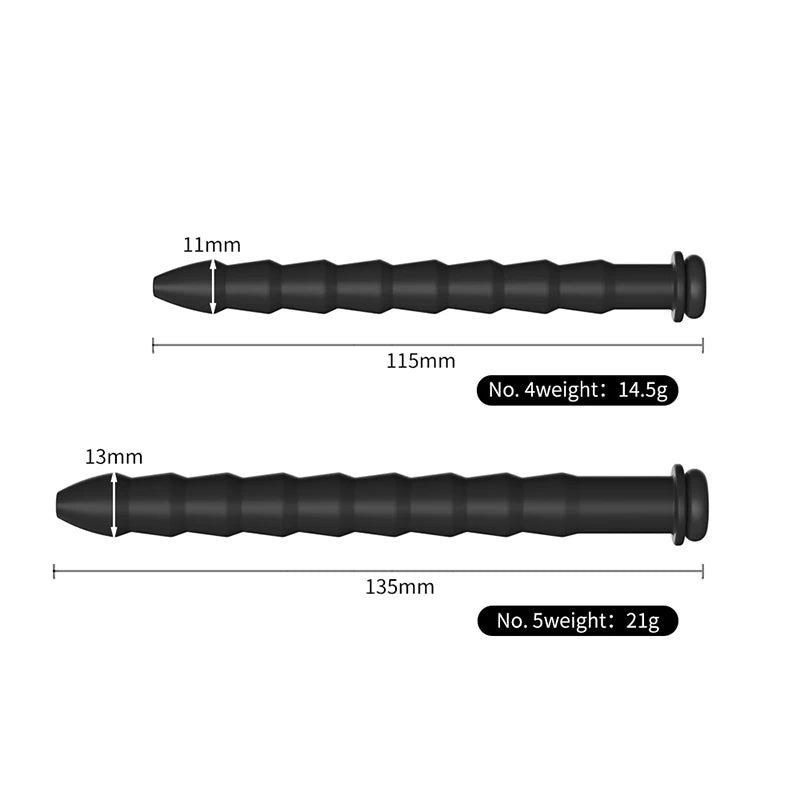 5 Größen gebogene Harnröhren-Sonde Penis-Einführung Stimulation Dilatator Keuschheitskatheter hohler Penis-Plug mit Stopper Sexspielzeug für Männer