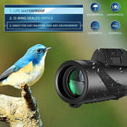Tragbares Zoom HD 5000M Teleskop Faltbares Fernrohr Mini Leistungsstarkes Teleskop für Jagd Sport Outdoor Camping Reisen