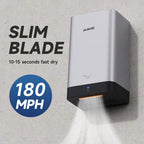 AIKE Automatischer Wand-Händetrockner Tragbarer Mini-Händetrockner WC Hände trocknen 10-15s Schnelles Trocknen 900W 110V oder 220V AK2822