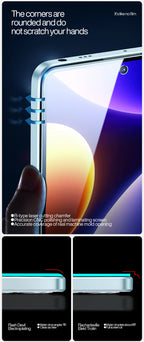 SmartDevil 2 Stück Displayschutzfolie für Xiaomi POCO F8 Ultra F7 X7 Pro F6 F5 Pro Gehärtetes Glas für POCO M4 Pro 5G HD Anti-Blaulicht