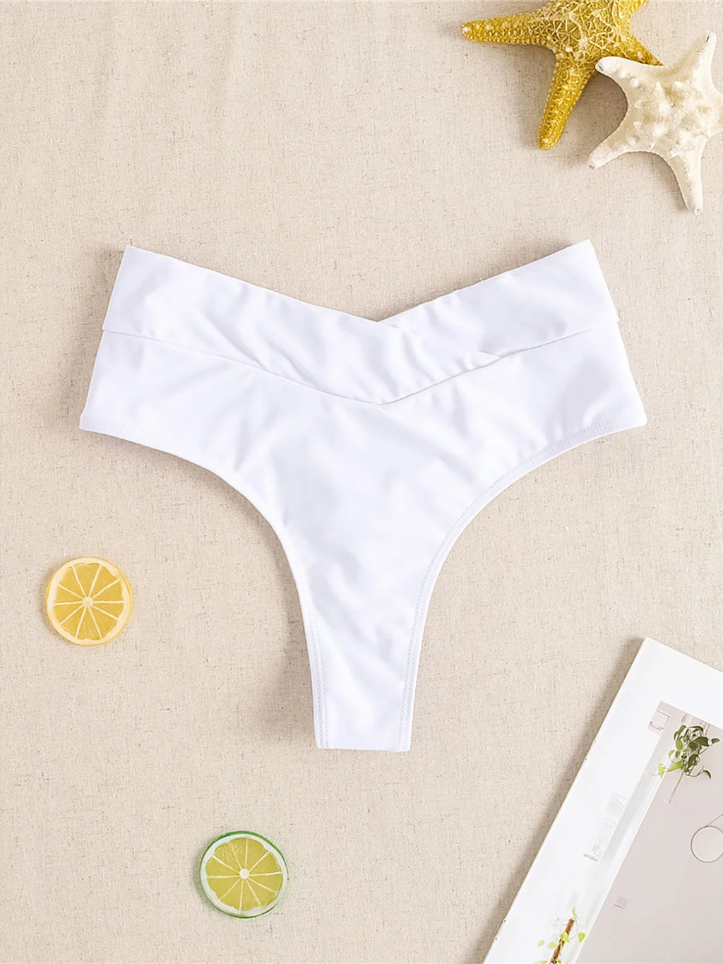 S - XL High Waist High Leg Cut Bikinihose Damen Bademode Weibliche Bademode Brasilianische Tanga Höschen Unterwäsche K7095