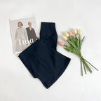 Damen High-Waist Schlag-Yogahosen Bequeme Pilates-Laufleggings Stylische Fitness-Sporthosen