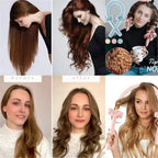 Hitzefreier Lockenstab Nachtmütze ohne Hitze Haarband faule Lockenwickler Stirnband Haarroller Schlafendes weiches Stirnband Haarstyling-Tools