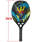Camewin 3K Beach Tennisschläger Vollcarbon Raue Oberfläche Outdoor-Sport-Schläger für Herren Damen Erwachsene Seniorenspieler 2024 Neu