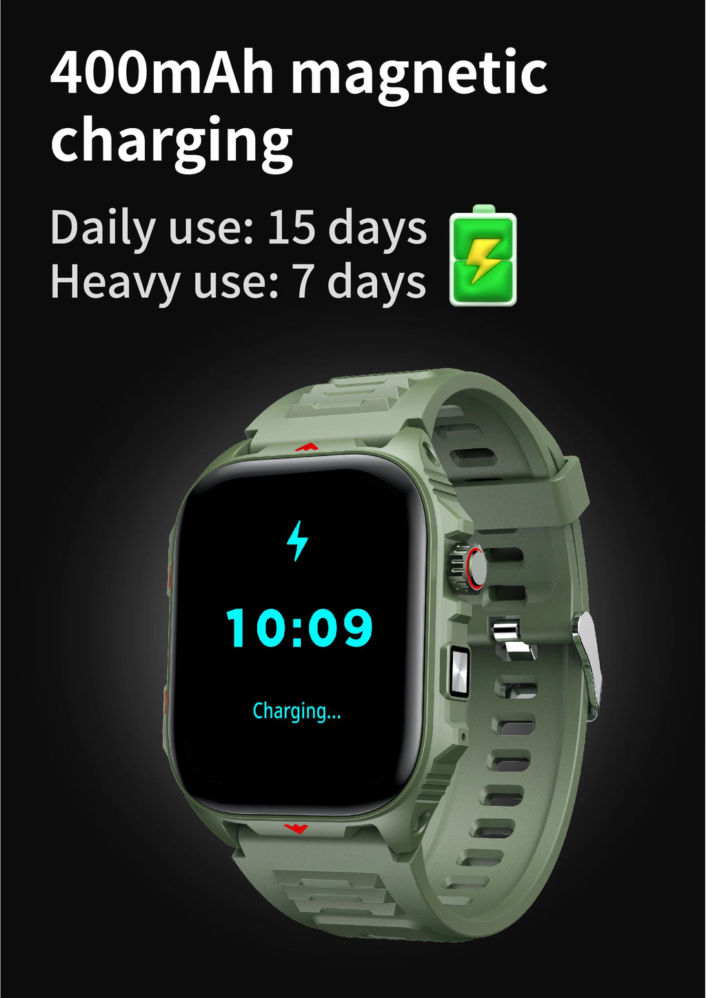 Elektronische Smartwatch BT-Anruf Herzfrequenzmesser Smartwatch Fitness Tracker Wasserdichte Sportuhren für Männer Frauen Android 2026