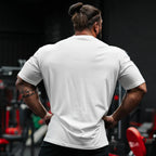 SILVERBACK Lockeres Herren-Baumwoll-T-Shirt Sommer Gym Fitness Rundhals Kurzarm Laufshirts Legere Premium Sportbekleidung