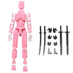T13 Actionfigur, 3D-gedruckt, mehrgelenkig, beweglich, Titan 13 Lucky Dummy Nova Roboter-Actionfigur, Desktop-Montage, fertiges Geschenk