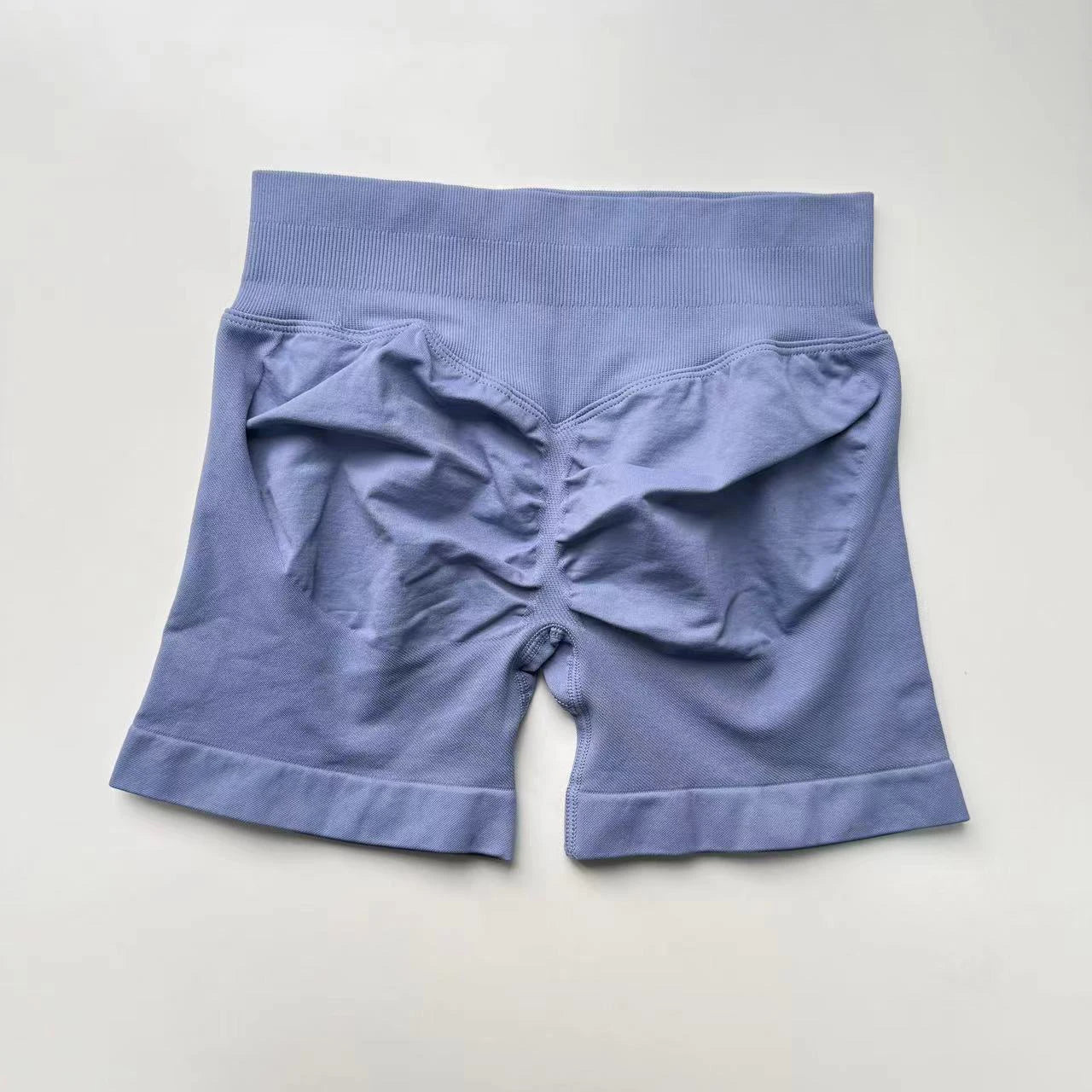 Impact Shorts 4.5" Nahtlos, hochelastisch, niedrig gerippter Bund, dezenter Po-Kontur-Shorts, Fitness Workout Yoga Gym Shorts