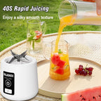 Tragbarer Entsafter Mixer 450ml USB Wiederaufladbarer Zitronen-Orangen-Frucht-Entsafter Becher Elektrische Saftmaschine Reiseentsafter