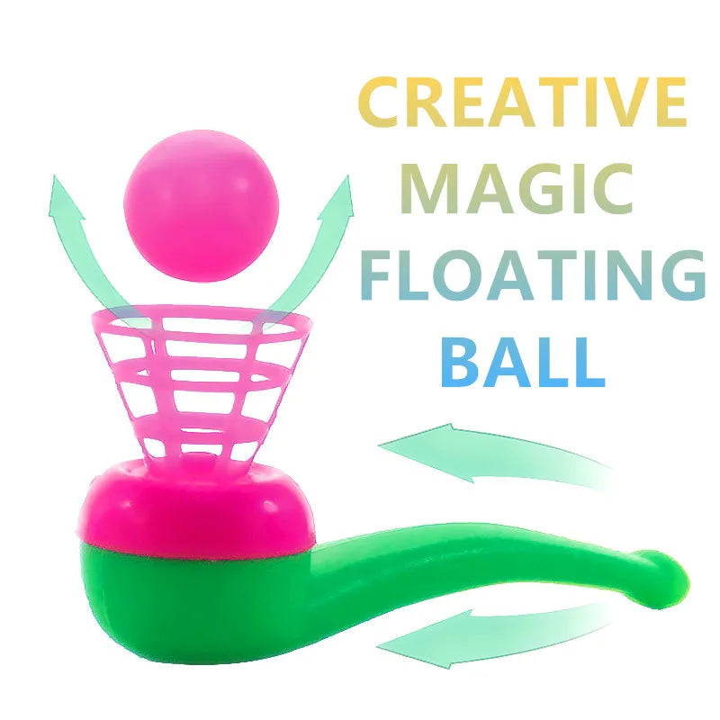 2-8 Stück bunte Plastikröhrchen Blasball Kinder-Puzzlespielzeug Klassische magische schwebende Blasball-Spielzeuge Baby-Gleichgewichtstraining-Spiel