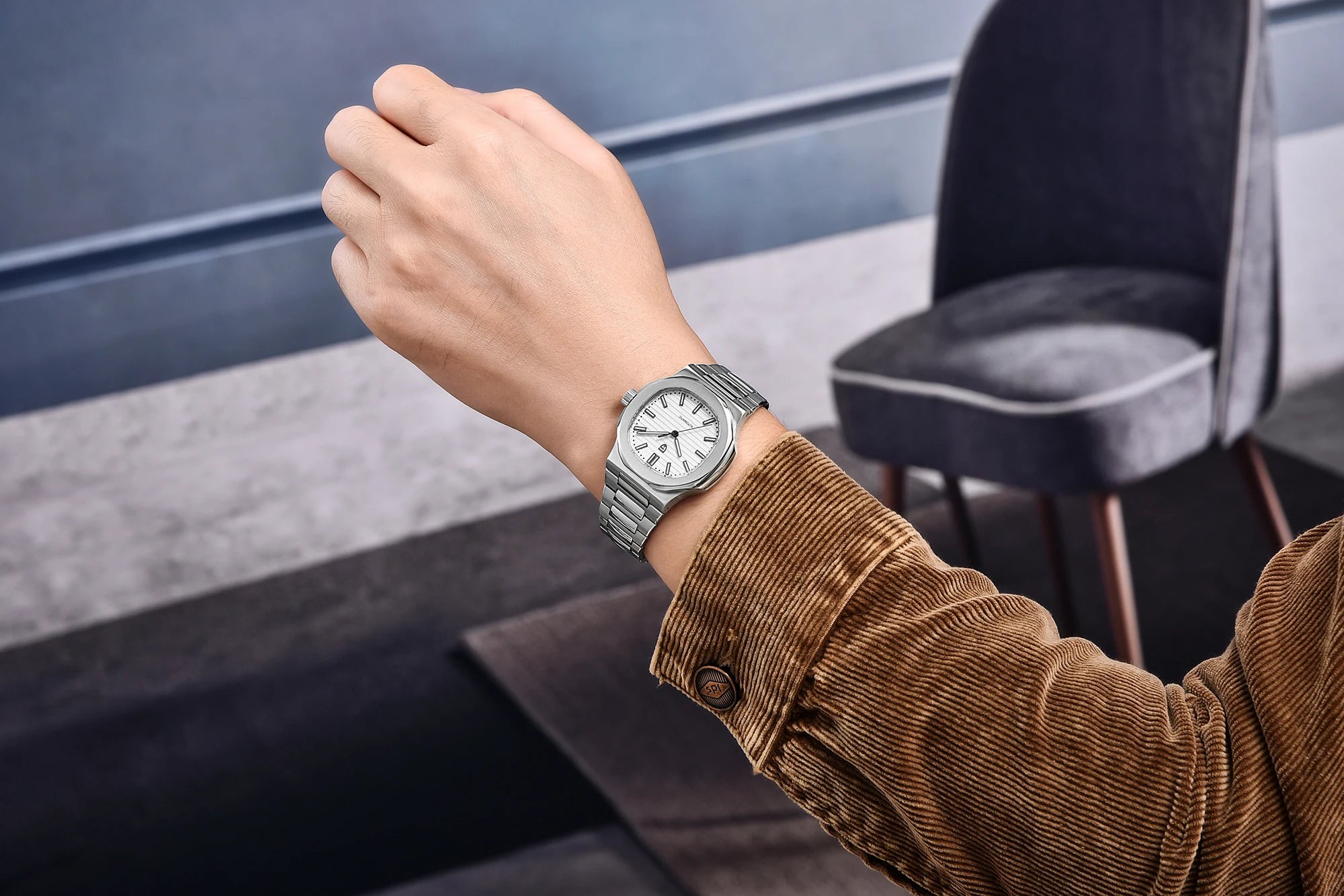 PAGANI DESIGN Neue sportlich-elegante mechanische Uhr Saphir Seagull ST16 Uhrwerk Herrenuhr Edelstahl Leuchtende Herrenuhren