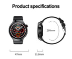 2025 Neue Smartwatch für die Krankenpflege: Blutsauerstoff, Blutfett, Harnsäure, EKG+PPG, Körpertemperatur, Bluetooth-Anruf, Gesundheits-Smartwatch