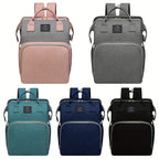 Wickeltasche Leichtgewicht Tragbares Klappbett Großraum-Reise-Maternity-Taschen Baby-Rucksack Weibliche Mama-Ausgehtasche
