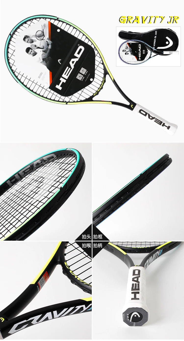 HEAD 2026 Neuer Carbon Tennisschläger für Herren Damen Tenis Raquete Blau