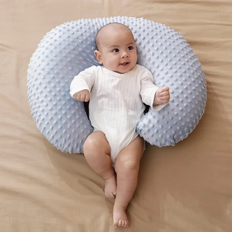 Weiches atmungsaktives Stillkissen, einfarbig, Rückenstützkissen, Babyfütterungskissen, bequemes Stillhilfsmittel, essenzielles Produkt für die Mutterschaft Hauptbild