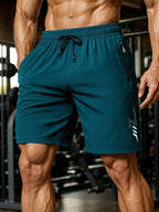 Gym Shorts Herren Sommer Quick Dry Trainingsshorts Fitness Kordelzug Leichte Athletische Jogginghose Workout Unterteile Laufsportbekleidung
