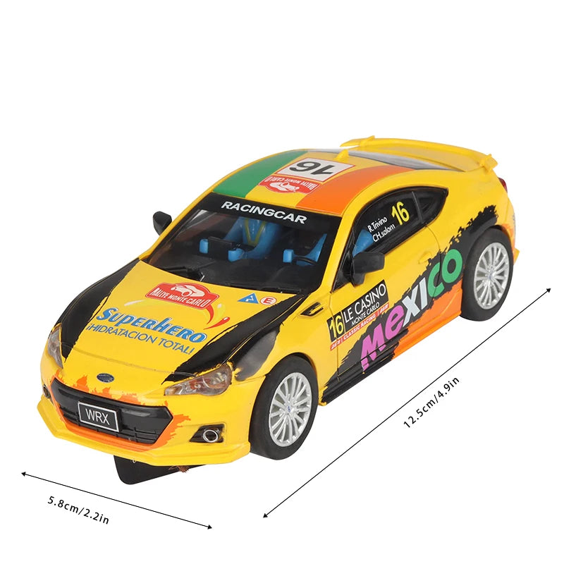 Analoge Slot-Car 1:32 Maßstab Renn-Polizei Spielzeug für Kinder Elektrische Rennstrecke