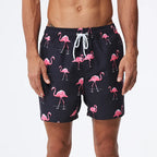 Escatch Schnelltrocknende Sommer Badeshorts für Herren, Beach Boardshorts, Badehosen für Männer, Schwimmhosen, Herren Sportbekleidung, Strandmode, Fitness Übergrößen