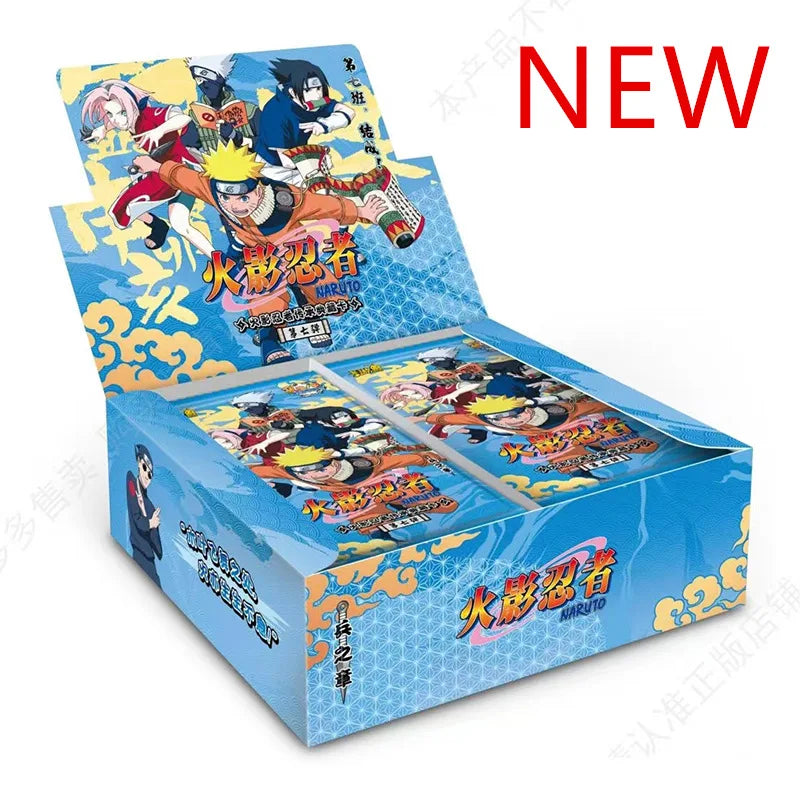 KAYOU Original Naruto-Kartenbox Anime-Figurenkarten-Boosterpack Sasuke-Sammelkarten-Spielzeug Weihnachtsgeburtstagsgeschenk für Kinder
