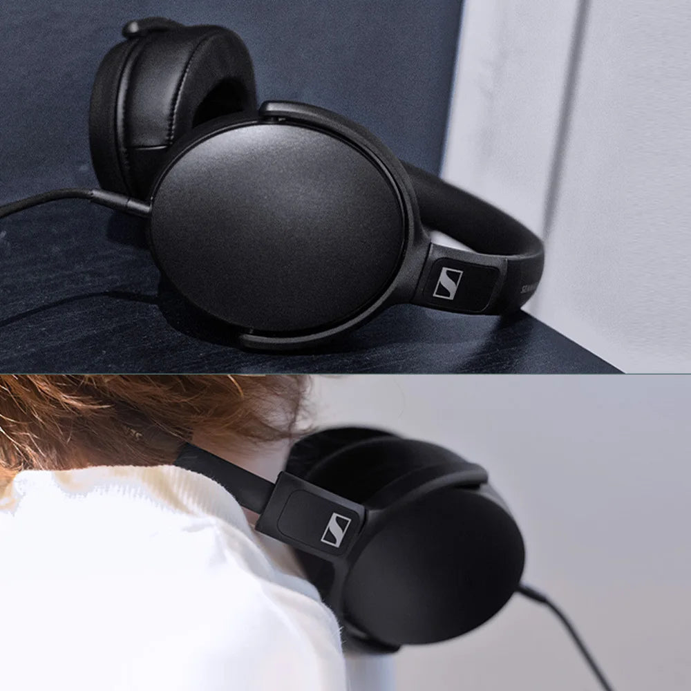 Sennheiser HD 400S kabelgebundener Kopfhörer Over Ear HiFi Stereo Bass Noise Isolating Headset mit Mikrofon für Smartphone PC Laptop Musik