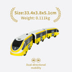 Holz Eisenbahn Lokomotive Magnetische Elektrische Auto Zug Spielzeug Passend für Biro Holz Diecast Slot Schienenbahn Weihnachten Geschenk