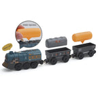 Neues elektrisches Eisenbahnset, kompatibel mit Thomas Holzeisenbahn Schienen Zugspielzeug für Kinder Weihnachtsgeburtstagsgeschenk