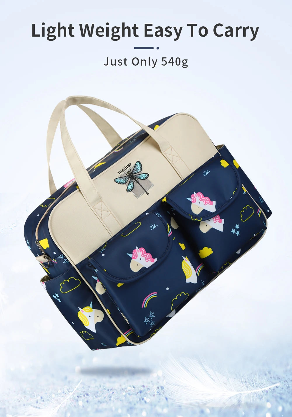 Neue Art Wasserdichte Wickeltasche Große Kapazität Umhängetasche Reisetasche Multifunktionale Mutterschafts Mutter Baby Kinderwagentaschen